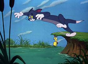 Screenshots from the 1953 MGM cartoon Just Ducky