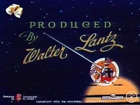 Screenshots from the 1953 Walter Lantz cartoon The Dog That Cried Wolf