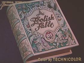 Screenshots from the 1953 Walter Lantz cartoon The Mouse and the Lion