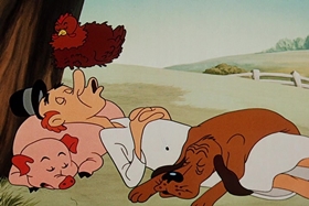 Screenshots from the 1953 Walter Lantz cartoon Maw and Paw