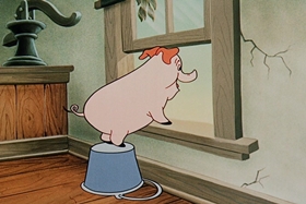 Screenshots from the 1953 Walter Lantz cartoon Maw and Paw