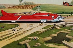 Screenshots from the 1953 Walter Lantz cartoon Maw and Paw