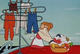 Screenshots from the 1953 Walter Lantz cartoon Maw and Paw