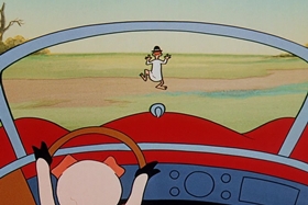 Screenshots from the 1953 Walter Lantz cartoon Maw and Paw