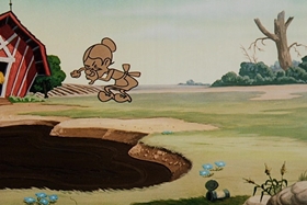 Screenshots from the 1953 Walter Lantz cartoon Maw and Paw