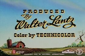 Screenshots from the 1953 Walter Lantz cartoon Maw and Paw