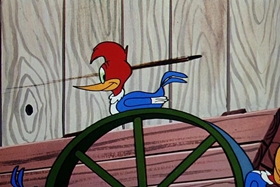 Screenshots from the 1953 Walter Lantz cartoon Hot Noon