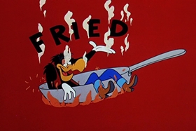 Screenshots from the 1953 Walter Lantz cartoon Hot Noon