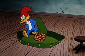 Screenshots from the 1953 Walter Lantz cartoon Hot Noon