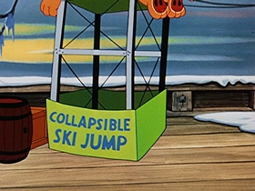 Screenshots from the 1953 Walter Lantz cartoon Chilly Willy