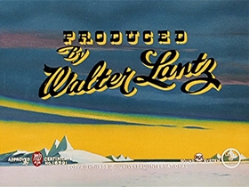 Screenshots from the 1953 Walter Lantz cartoon Chilly Willy