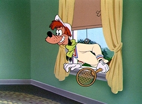 Screenshots from the 1953 Disney cartoon Father