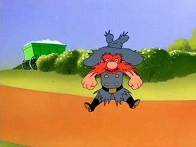 Screenshots from the 1953 Warner Bros. cartoon Southern Fried Rabbit