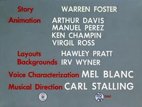 Screenshots from the 1953 Warner Bros. cartoon Southern Fried Rabbit