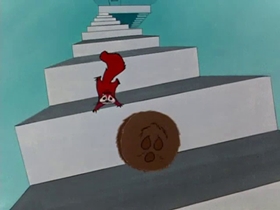 Screenshots from the 1953 Warner Bros. cartoon Much Ado About Nutting