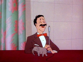 Screenshots from the 1953 Warner Bros. cartoon Punch Trunk