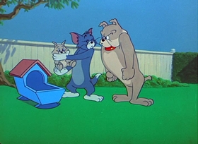 Screenshots from the 1954 MGM cartoon Hic-Cup Pup