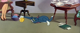Screenshots from the 1954 MGM cartoon Pet Peeve