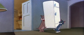 Screenshots from the 1954 MGM cartoon Pet Peeve