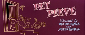 Screenshots from the 1954 MGM cartoon Pet Peeve