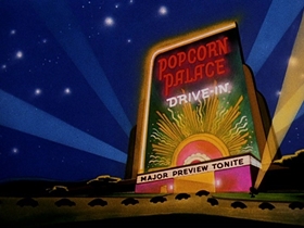 Screenshots from the 1954 Walter Lantz cartoon A Horse