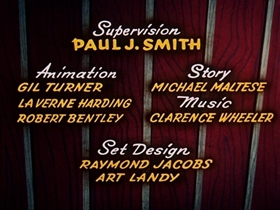 Screenshots from the 1954 Walter Lantz cartoon A Horse