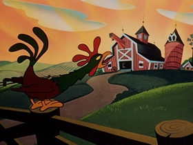 Screenshots from the 1954 Walter Lantz cartoon A Horse