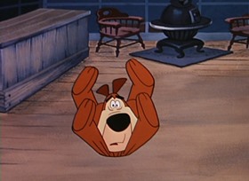 Screenshots from the 1954 Walter Lantz cartoon I