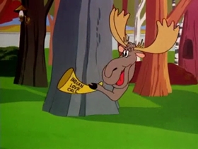 Screenshots from the 1954 Warner Bros. cartoon The Oily American
