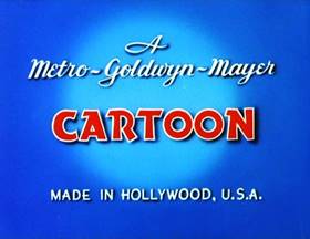 Screenshots from the 1955 MGM cartoon The First Bad Man