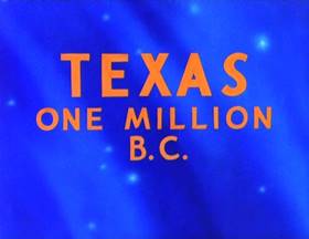 Screenshots from the 1955 MGM cartoon The First Bad Man