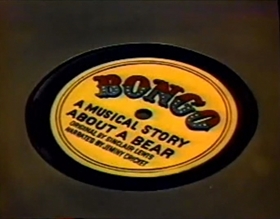 Screenshots from the 1955 Disney cartoon Jiminy Cricket Presents Bongo