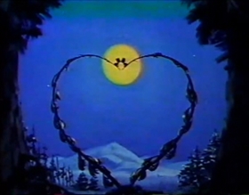 Screenshots from the 1955 Disney cartoon Jiminy Cricket Presents Bongo