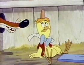 Screenshots from the 1955 Disney cartoon Jiminy Cricket Presents Bongo