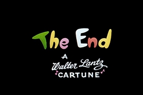 Screenshots from the 1955 Walter Lantz cartoon Crazy Mixed-Up Pup