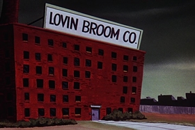 Screenshots from the 1955 Walter Lantz cartoon Witch Crafty