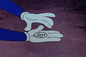 Screenshots from the 1955 Walter Lantz cartoon Witch Crafty