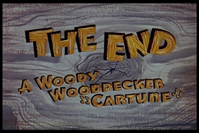 Screenshots from the 1955 Walter Lantz cartoon Witch Crafty