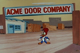 Screenshots from the 1955 Walter Lantz cartoon Private Eye Pooch