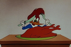 Screenshots from the 1955 Walter Lantz cartoon Private Eye Pooch