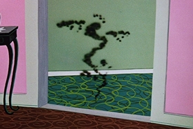 Screenshots from the 1955 Walter Lantz cartoon Sh-h-h-h-h-h