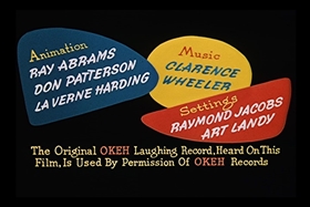 Screenshots from the 1955 Walter Lantz cartoon Sh-h-h-h-h-h