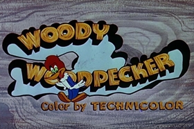 Screenshots from the 1955 Walter Lantz cartoon Bedtime Bedlam