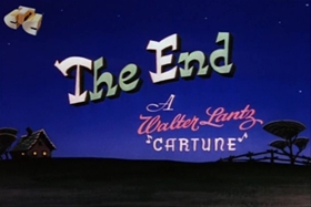 Screenshots from the 1955 Walter Lantz cartoon Paw