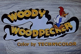 Screenshots from the 1955 Walter Lantz cartoon Square Shootin