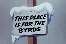 Screenshots from the 1955 Walter Lantz cartoon Hot and Cold Penguin