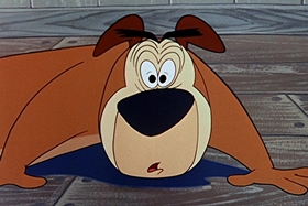 Screenshots from the 1955 Walter Lantz cartoon Hot and Cold Penguin