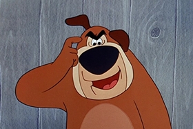 Screenshots from the 1955 Walter Lantz cartoon Hot and Cold Penguin