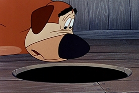 Screenshots from the 1955 Walter Lantz cartoon Hot and Cold Penguin