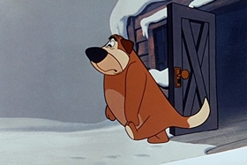 Screenshots from the 1955 Walter Lantz cartoon Hot and Cold Penguin